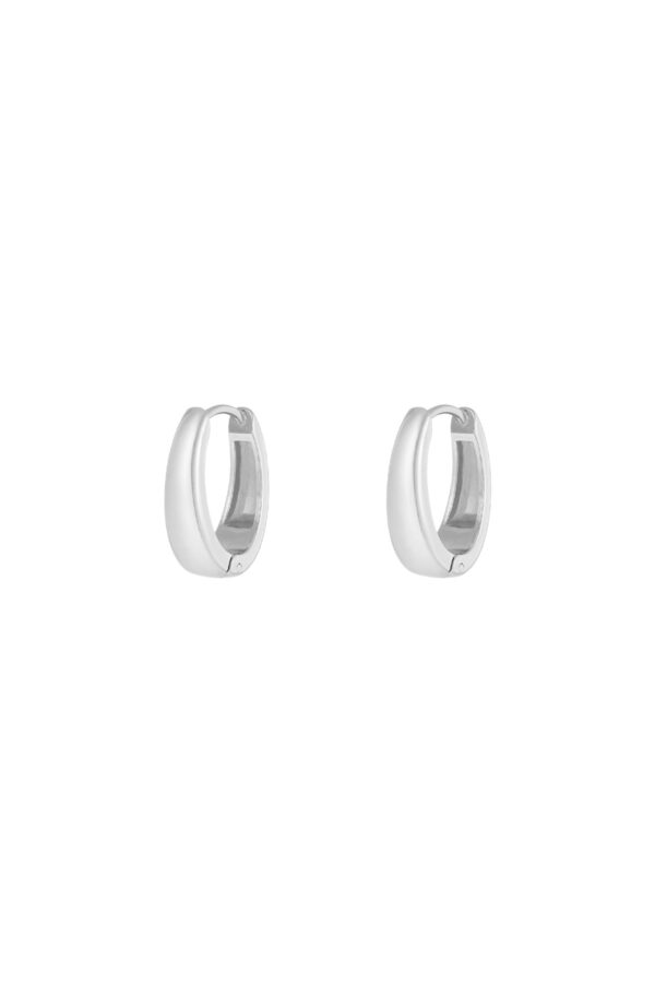 Κομψά Σκουλαρίκια Mini Hoops - Ασημένιο Χρώμα